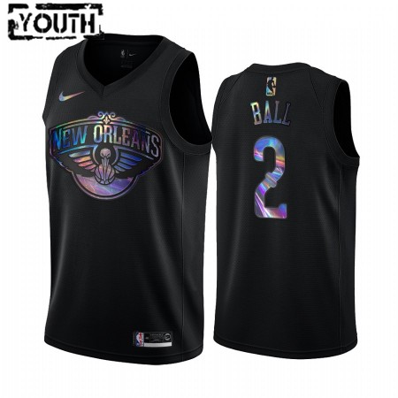 Dres New Orleans Pelicans Lonzo Ball 2 Iridescent HWC Collection Swingman - Dječji